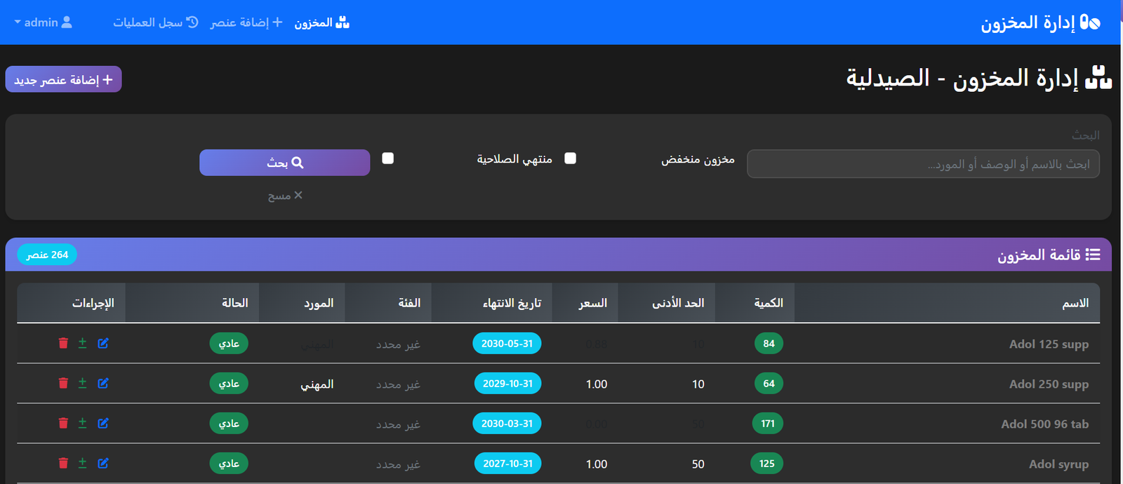 Pharmacy Inventory System